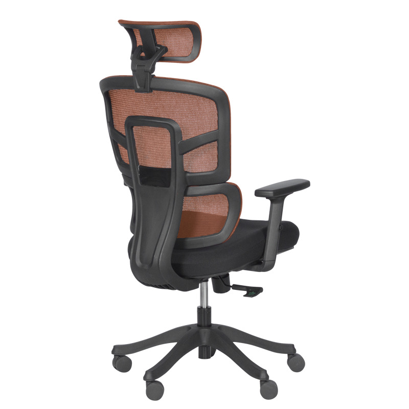 Ергономичен офис стол Carmen 7582 оранжев-черен